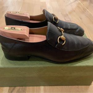 SOLD- Gucci Quentin Black Loafer 38.5